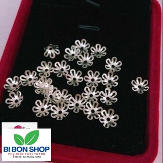 Ốp hoa bạc mix đá 8-10 li cực đẹp