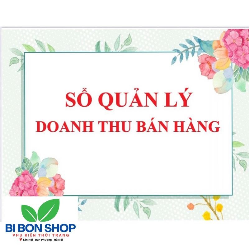 Sổ quản lý doanh thu A4 (BI BON SHOP)