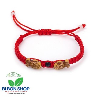Vòng Tay Chỉ Đỏ Con Cá May Mắn (BI BON SHOP)