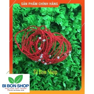 Sỉ 50 dây may mắn bi bạc