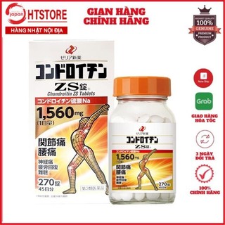 Viên uống hỗ trợ xương khớp Chondroitin ZS nhện Nhật bản 270 viên- Hàng Chuẩn- Giá Tốt