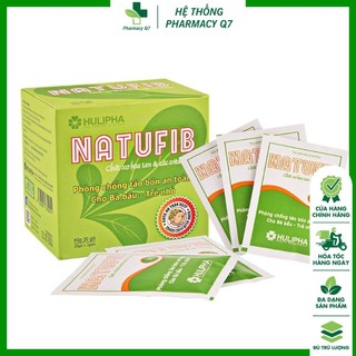 NATUFIB CỐM HÒA TAN- CHẤT XƠ CHO TRẺ EM VÀ NGƯỜI LỚN H20 GÓI