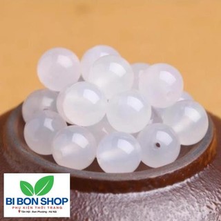Hạt tròn Agat làm vòng handmade - MH603