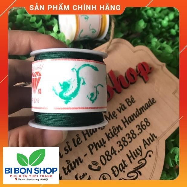 *Sieu re* CUỘN DÂY DÙ 50M SIZE 0.8MM XANH LÁ
