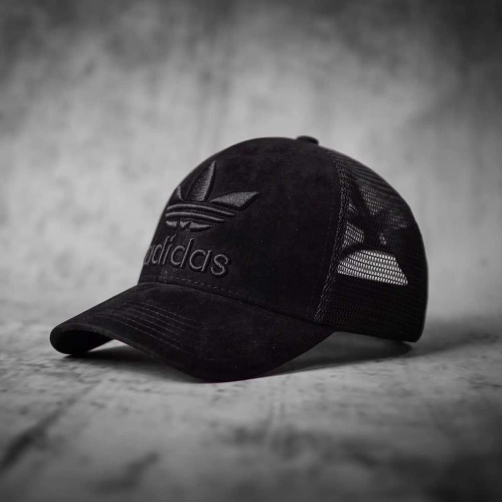 Nón kết, mũ lưỡi trai nam nữ Adidas Nhung phối lưới chuẩn thời trang (Ảnh thật)