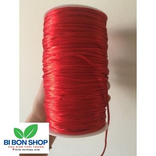 Combo 5m dây dù bóng màu đỏ size2mm *SI* *SI*