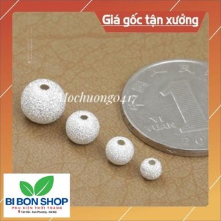 *SIÊU RẺ * Charm bi bạc ánh kim - MH014