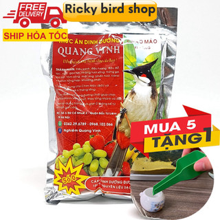 Cám chim chào mào non đến trưởng thành (400g thức ăn chim chào mào dinh dưỡng Quang Vinh)