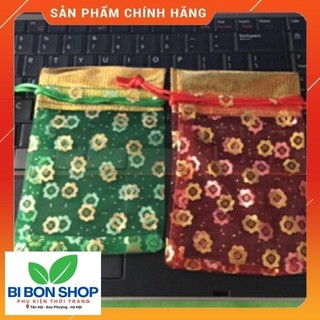 Combo 100 túi gấm đỏ