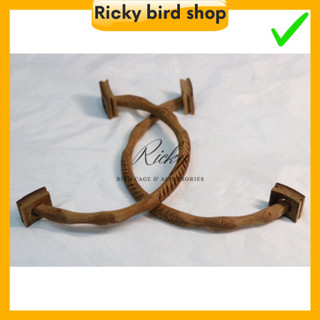 Cầu góc chào mào tre đẹp Ricky, cầu góc chào mào tre gỗ các loại