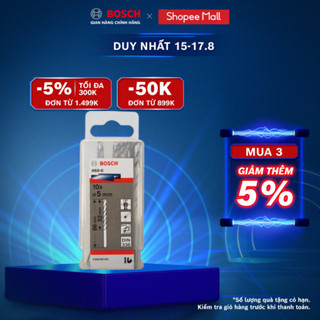 Mũi khoan sắt Bosch HSS-G chính xác cao