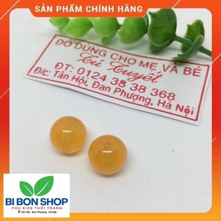 1 Viên đá phong thủy màu vàng 10 li