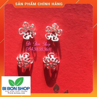 1 cặp đôi Ốp hoa bạc Size 10 li Freeship**