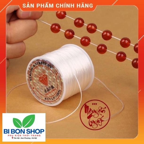 CUỘN DÂY XÂU CHUỖI MÀU TRẮNG