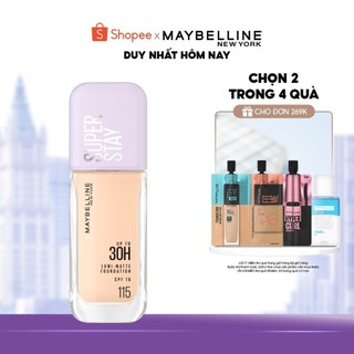 Kem nền bắt sáng Superstay Lumi Matte 30H che phủ siêu nhẹ mặt Maybelline New York 35ml [MỚI]
