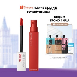 Son Kem Lì 16h Lâu Trôi Maybelline New York Super Stay Matte Ink City Edition Lipstick 5ml