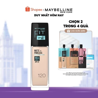 Kem Nền Mịn Nhẹ Kiềm Dầu Fit Me Maybelline Matte Poreless Foundation 30ml