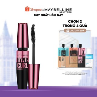 Mascara Dài Mi và Cong Mi Maybelline New York Hyper Curl Waterproof Chuốt Mi Đen 9.2ml