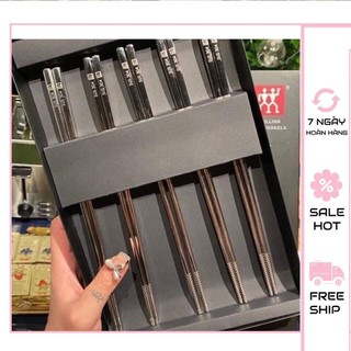 Set 5 đôi đũa zwiling xuất đức cao cấp