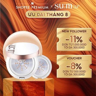 Chống nắng trang điểm dạng cushion Su:m37 Sun Away Cooling Sun CC SPF50+/PA+++ 15g (Tặng thêm lõi 15g)