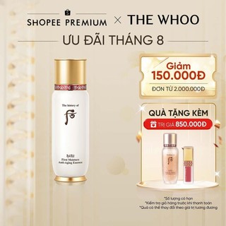Tinh chất tuần hoàn ẩm mượt da ngăn lão hóa Whoo Bichup First Moisture Anti Aging Essence 90ml