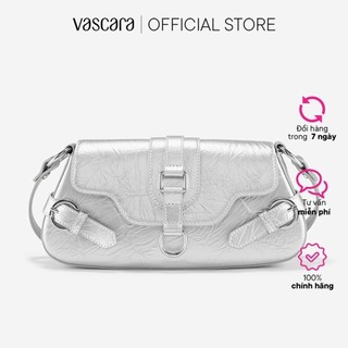 Vascara túi đeo vai nhấn dây khóa kim loại phong cách y2k - sho 0264