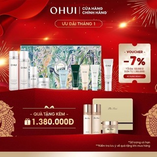 Bộ kem dưỡng trắng da toàn diện cao cấp 9 món OHUI Extrem White Cream 9pcs Set