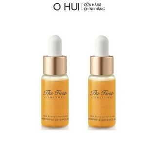 Bộ 2 Tinh chất vàng 24k tái sinh da OHUI The First Geniture Ampoule Advanced 5ml