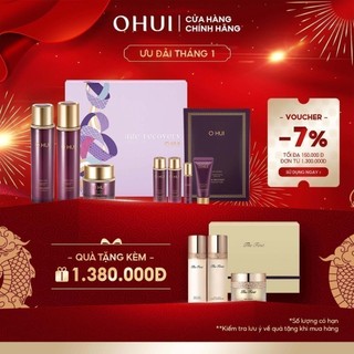 Bộ phục hồi da lão hoá 8 món OHUI Age Recovery 8pcs Special Set