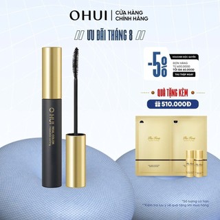 Mascara đầu cọ cong 3D làm dài & cong mi bám mi nhẹ nhàng OHUI Real Color Mascara Curling Black