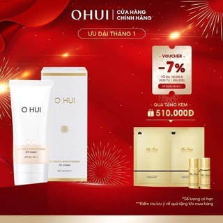 Kem nền CC Cream mỏng nhẹ hiệu chỉnh sắc da tối ưu OHUI Ultimate Britening SPF35+/PA++++ 45ml