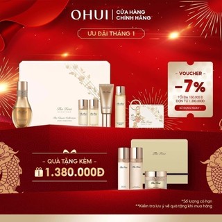 Bộ tinh chất chống lão hóa toàn diện OHUI The First Geniture Sym-Micro Essence 2pcs Set