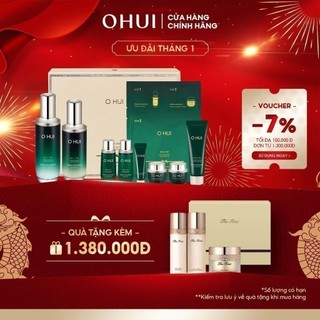 Bộ sản phẩm 7 bước dưỡng ẩm chống lão hóa sớm OHUI Prime Advancer Special