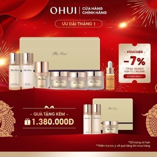 Bộ dưỡng 7 món tái sinh da OHUI The First Geniture 7pcs