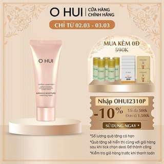 [HB Gift] Sữa rửa mặt dưỡng ẩm OHUI Miracle Moisture Cleansing Foam 80ml Gimmick