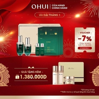 Bộ tinh chất dưỡng ẩm chống lão hóa sớm OHUI Prime Advancer Ampoule Serum 70ml