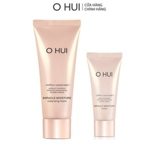 [HB Gift] Bộ 2 bước làm sạch và dưỡng ẩm OHUI Miracle Moisture Gimmick