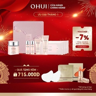 [Tặng set dưỡng ẩm 460k] Bộ đôi kem dưỡng ẩm mượt căng sáng da OHUI Miracle Moisture Cream