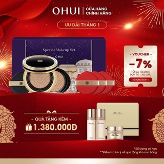 [Phiên bản giới han] Phấn nước che khuyết điểm và nâng cơ vượt trội OHUI Ultimate Cover Lifting Cushion SPF50+ PA+++