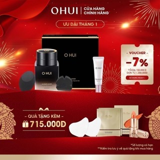 [Mã giảm 120K] Bộ Kem nền siêu che khuyết điểm da căng bóng OHUI Ultimate Cover Longwear Foundation SPF50+/PA +++