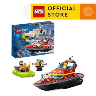 Lego city 60373 tàu thủy cứu hỏa