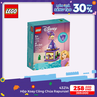 Lego disney princess 43214 hộp xoay công chúa rapunzel