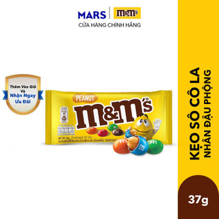 Kẹo sô cô la đậu phộng m&m's gói 37g