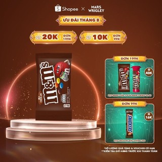 Kẹo sô cô la sữa m&m's gói 180g