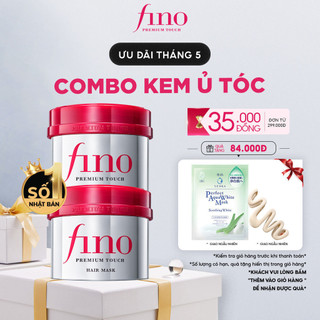 Bộ 2 kem ủ tóc cao cấp fino premium touch 230g