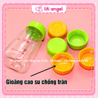 Nắp bình sữa, nắp bình trữ sữa nhựa cổ rộng và cổ hẹp