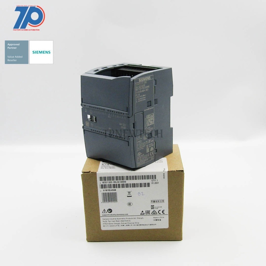 6ES7223-1BL32-0XB0 Mô Đun Vào Ra Kỹ Thuật Số PLC Siemens - TPNEWTECH