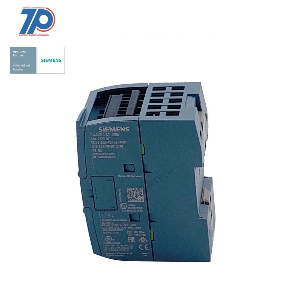 6ES7222-1BF32-0XB0 SIMATIC S7-1200 SM 1222 DQ 8x24 V DC/0,5 A Siemens - TPNEWTECH