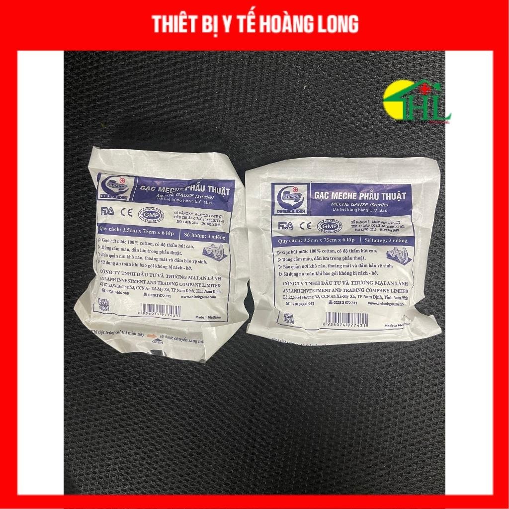 Gạc Meche phẫu thuật (Bịch 50 gói)