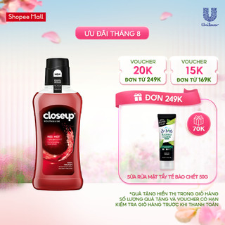 Nước súc miệng CloseUp Red Hot 500ml
